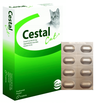 Cestal Cat Flavour 8 Tabletek Odrobaczających Dla Kota