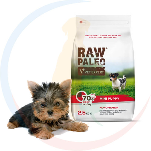 Raw Paleo Puppy Mini Beef 2,5kg