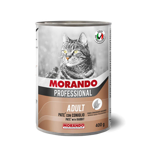 Morando Pro Mokra Karma dla Kota Pasztet Królik 400g