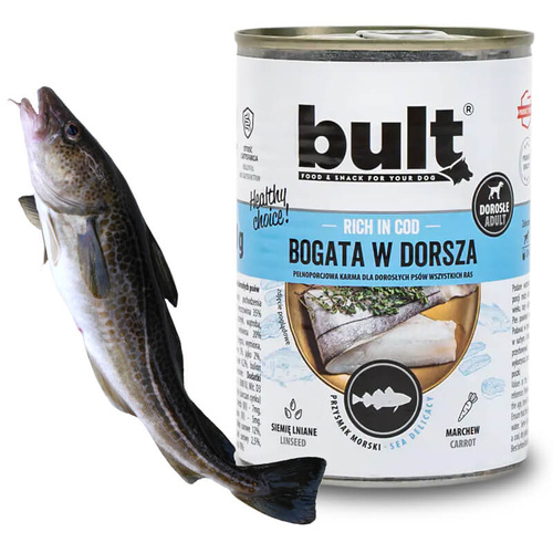 Bult Mokra Karma dla Psa Bogata w Dorsza 400g