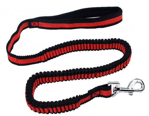 Pet Nova Dog Life Style Smycz BUNGEE dla Psa Czerwona