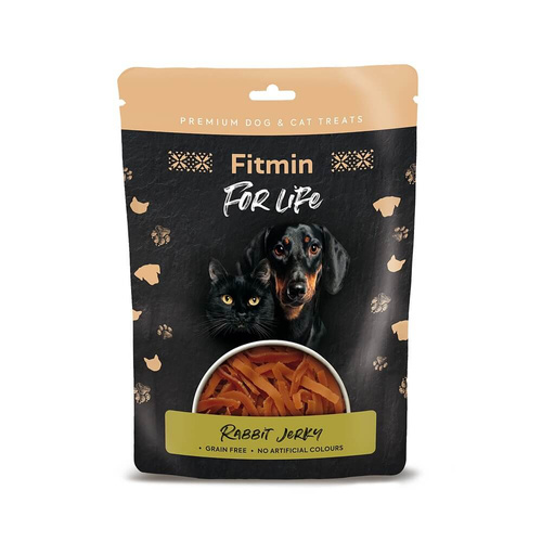 Fitmin for Life Rabbit Jerky Przysmak dla Psa i Kota 70g