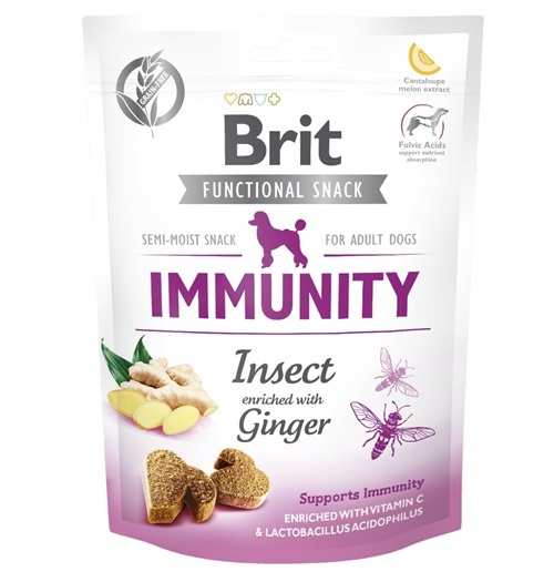 Brit Care Functional Snack Immunity Insect & Ginger 150g