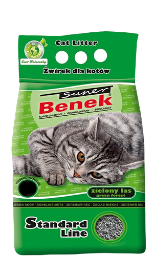 Super Benek Standard Żwirek Zielony Las 10L