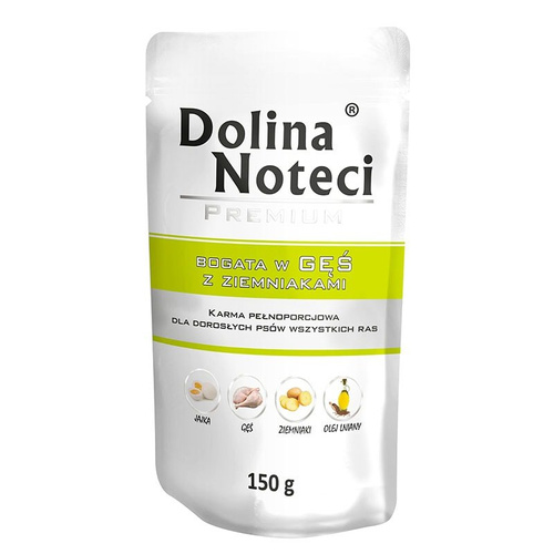 Dolina Noteci Premium dla Psa Gęś z Ziemniakami 150g