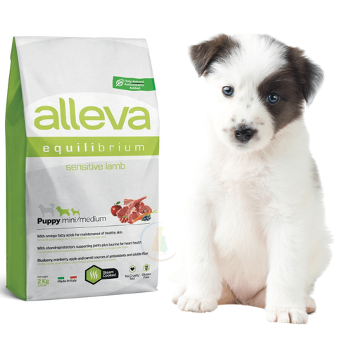 Alleva Equilibrium Puppy Mini/Medium Sensitive Lamb 2kg