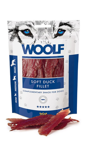 Woolf Soft Duck Fillet Przysmak dla Psa 100g