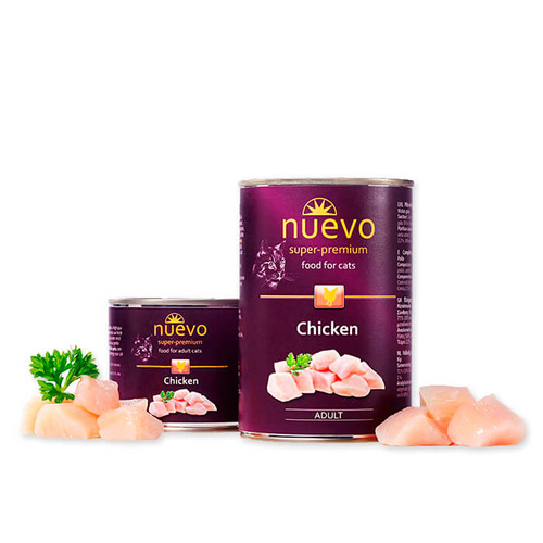 Nuevo Adult Cat Chicken Karma Mokra dla Kotów 400g