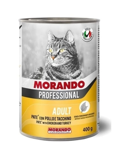 Morando Pro Mokra Karma dla Kota Pasztet Kurczak Indyk 400g