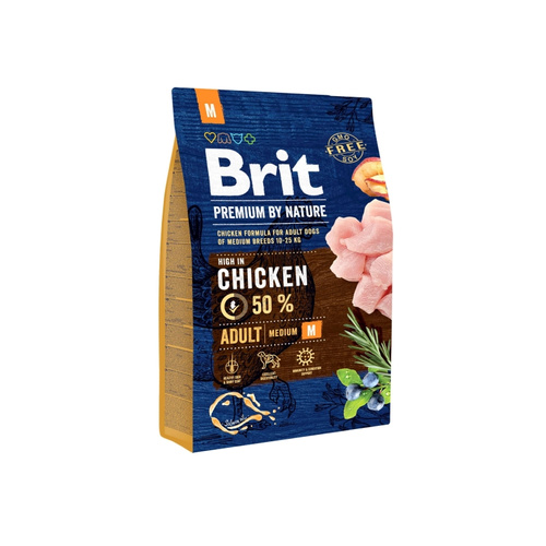 Brit Premium By Nature Adult Medium 3kg