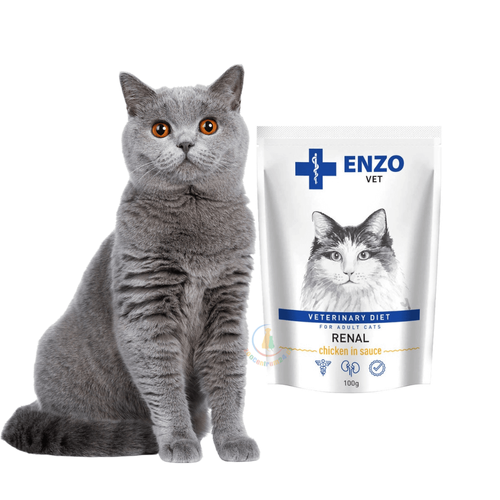 Enzo Veterinary Diet Renal Kurczak w Sosie dla Kota 100g