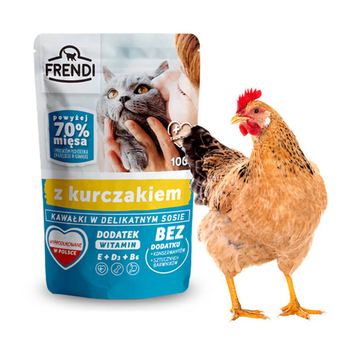 Frendi Kawałki w Sosie Saszetka 100g Kurczak