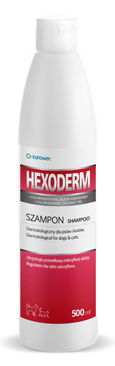 Hexoderm Szampon na Bakterie Dla Psa i Kota 500ml