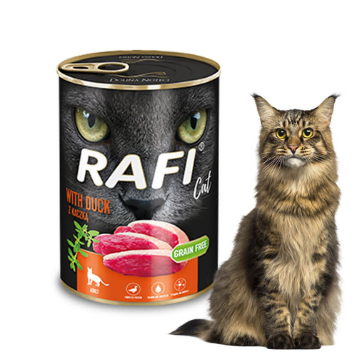 Rafi Cat Pasztet dla Kotów 400g Kaczka