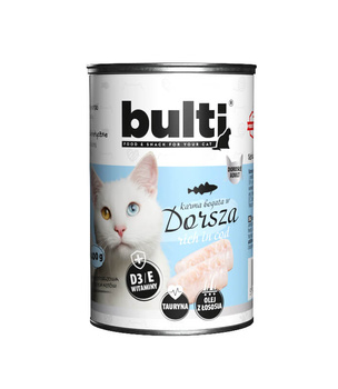 BULTI Mokra Karma dla Kota Bogata w Dorsza 400g