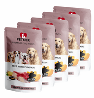 Petner Premium Dog Food Karma Mokra dla Psa Wołowina z Dynią 5x500g