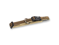 Obroża Nobby Soft Grip Brązowo-Beżowa XS/S 15mm x 25-35cm