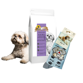 Prize Shih Tzu Adult Kaczka 6kg + Skarpetki Męskie