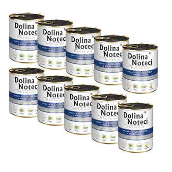 Dolina Noteci Premium dla Psa Dorsz z Brokułami 10x800g