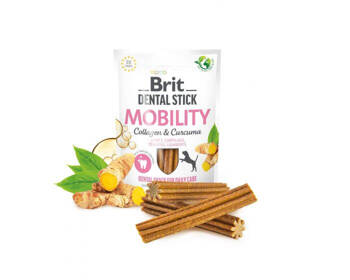 Brit Dental Stick Mobility Curcuma&Collagen Dentystyczny Przysmak dla Psa 251g