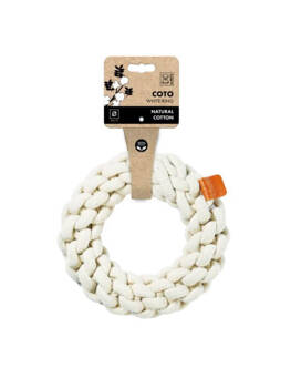 M-Pets Coto Ring Biały 13 cm