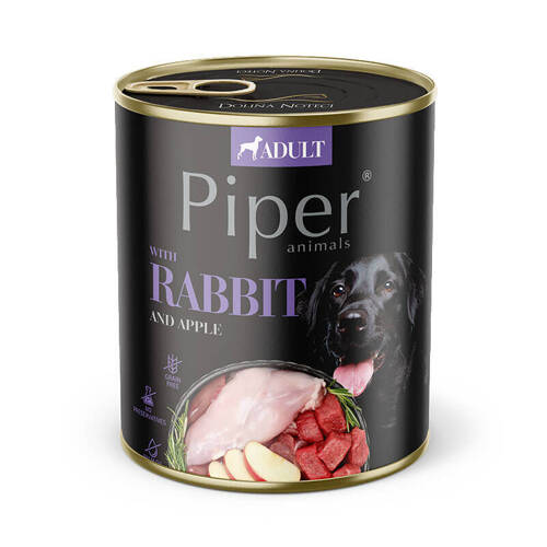 Dolina Noteci Piper Królik z Jabłkiem 800g