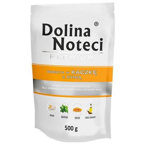 Dolina Noteci Premium dla Psa Kaczka z Dynią 500g