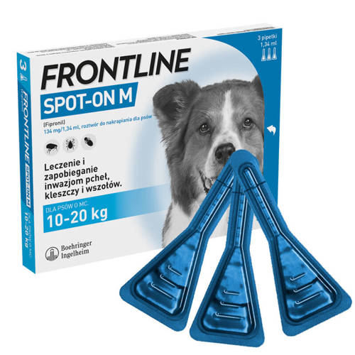 FRONTLINE Spot-On Dla Psów M  3x1,34 ml