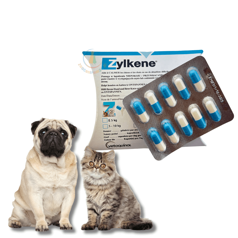 Vetoquinol Zylkene 75 mg dla kotów i psów na uspokojenie 10 tab.